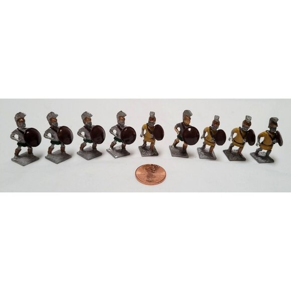 Vintage Lot of 18 Metal Late Byzantine Pecheneg Irregular Cavalry 1" Mini Figs - Picture 2 of 7